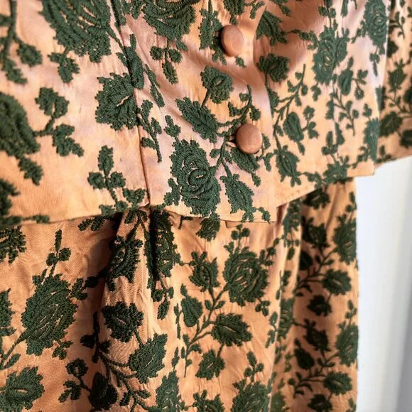 Stunning 60s Brocade Wiggle Dress & Matching Jacket - Picture 8 of 16